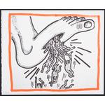 4 Keith Haring Screenprints; IX, X, XX, XVIII